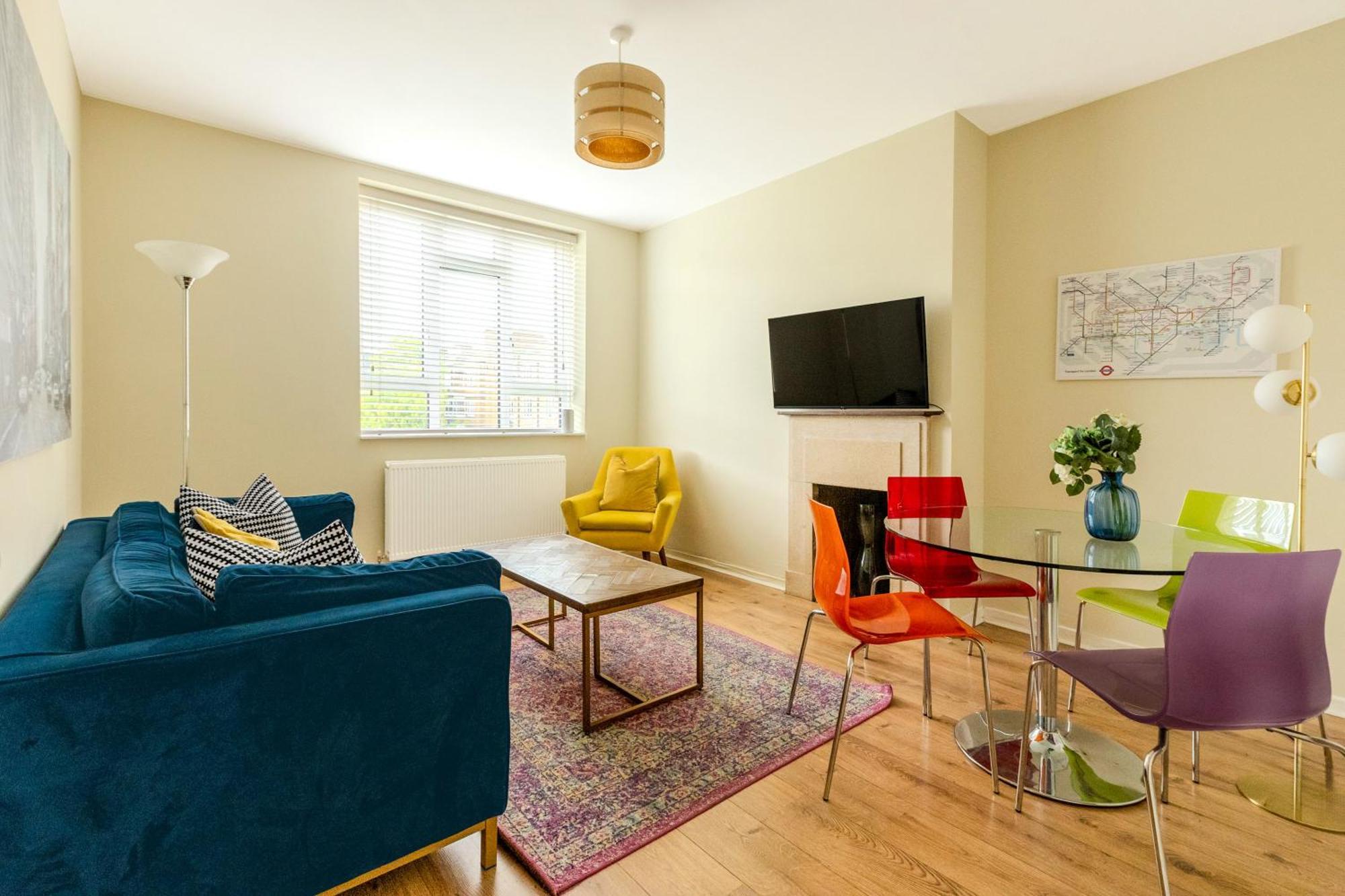 Bright Modern 1 Bedroom Flat, 5 Min To Vauxhall St ลอนดอน ภายนอก รูปภาพ
